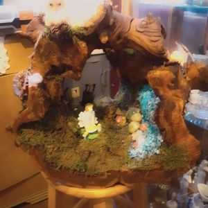 Enchanted fairy log
